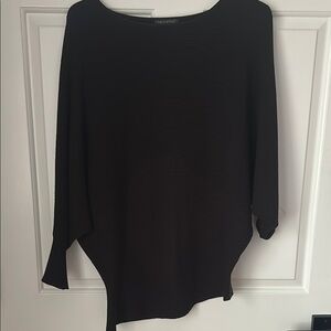 For Cynthia Black Knit Shrug with Asymmetrical Hem🌿